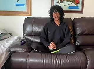 karisma konvnshon in her third interracial casting video