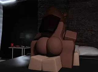 Oh man, this bear girl is totally owning her boyfriend's big cock with domination!