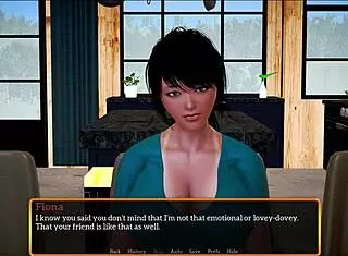 My New Family Episode With Big Tits Brunette In Game