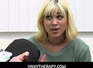 3WayTherapy - Shy Little Teen Hottie Lilith Grace Gets Special Help For Naughty Personality Problem