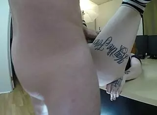 What if manic moxie shows up for casting and ends up gagging on cock during interview