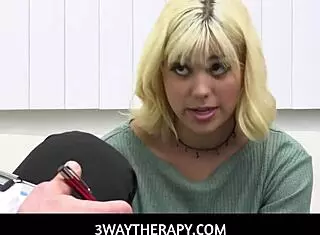 3WayTherapy - Shy Little Teen Hottie Lilith Grace Gets Special Help For Naughty Personality Problem