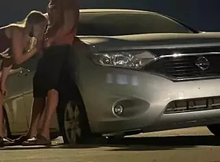 Pregnant woman enjoys outdoor anal with missionary and doggystyle until caught moaning