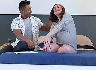 Emme White Reveals Pleasure Secrets During Pregnancy With Loupan And His Monster Cock In Brazilian Fetish Lingerie.