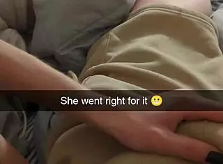cheating gf gets fucked on snapchat for debt 😈💦