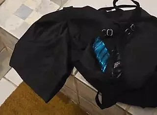 Friends mom catches me masturbating with her thong and gives blowjob until cum