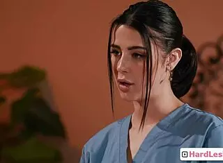 Sexy Blonde Client Enjoys Foot Massage And Deep Ass Rubbing