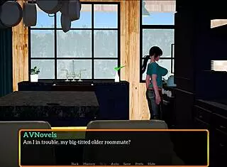 My New Family Episode With Big Tits Brunette In Game