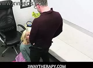 3WayTherapy - Shy Little Teen Hottie Lilith Grace Gets Special Help For Naughty Personality Problem