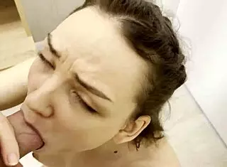 Shower Cock Suck Ends Happily