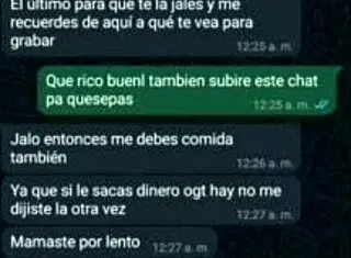 Why did the roscas seller get so hot that we ended up together?