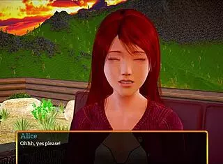 Brunette Teen and Redhead Milf Share Big Tits Secrets