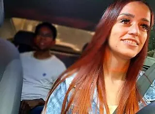 hey check out this hung passenger jerking off in the rideshare backseat