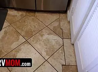 Busty milf stepmom Anissa Kate puts on sexy lingerie just for her stepson. He can't resist the taboo old and young attraction.