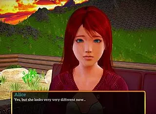 Brunette Teen and Redhead Milf Share Big Tits Secrets