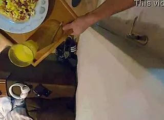 Wow, treating wife's hurt foot with care and wild toilet sex - Ana Rothbard!