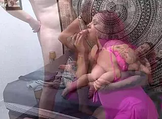 that old butler serves as busty mommy's personal sex toy every time