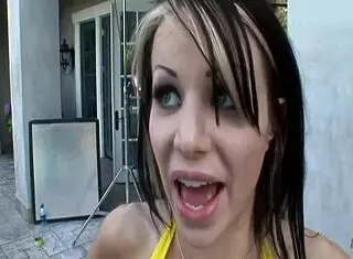 Knock at the door led to steamy anal sex with my big fake tits