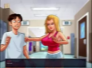 Summertime saga 198 unfolds with big tits meeting monster cock in wild encounters