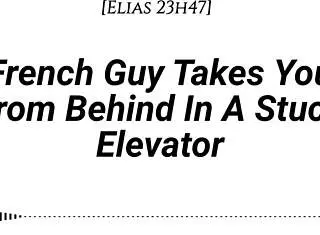 French Guy Takes You from Behind in Stuck Elevator with Emotional Kissing and Slow Burn Dirty Talk