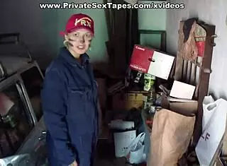 oh man i got this dirty girl for amateur sex free in the private garage yeah