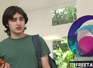 I uh feel divorced stepmom taking pervert stepson cock in ass with creampie in missionary and doggystyle.