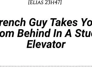 French Guy Takes You from Behind in Stuck Elevator with Emotional Kissing and Slow Burn Dirty Talk