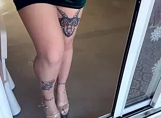 Laeticia and her big tits love taking charge in mmf threesome!