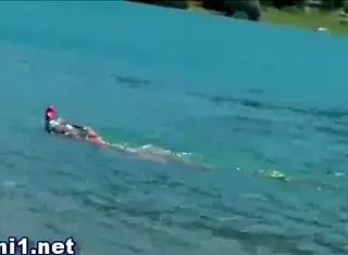 Cumshot on Beach for Naomi After Blowjob