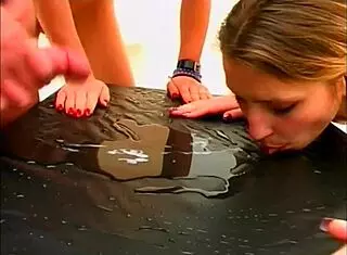 Horny Slut Gets Wet from Piss Fetish but Switches to Hardcore Sucking and Pussy Licking