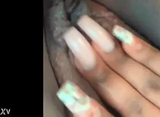 She Rubbing That Pussy Nice With Big Cock Monster In Horny Teen Masturbation Session