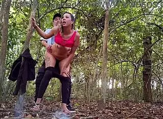 hey, this country girl takes a stranger to check out a trail in the woods... 🌳