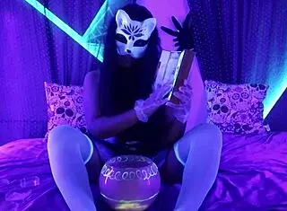 Teen Mexican Alicia Unboxes Vibrador In Wonderland Chapter 4 For Halloween With Agatha Dolly