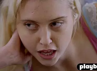 Oh yeah, big ass latina Alina Lopez, let's fuck horny blonde lesbian Chloe Cherry right under the shower