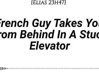 French Guy Takes You from Behind in Stuck Elevator with Emotional Kissing and Slow Burn Dirty Talk