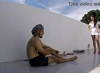 big cock creampies latina's ass in amateur anal