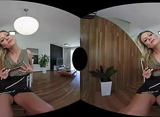 Samantha Jolie Loves Herself Some VR Sex And Toying Pussy