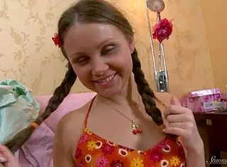 Teen Cutie Oslya B Is Using Some Kinky Toys To Pleasure Her Holes