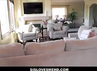 Petite 18+ virgin Latina teen stepsister Madison Wilde orgasms on stepbrother Jay Romero's big cock POV