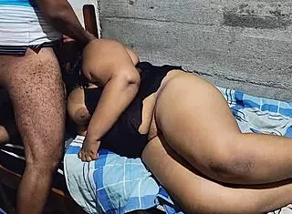 half-sister rests after party and ends up with half-brother's intense encounter and mouth covered in mess