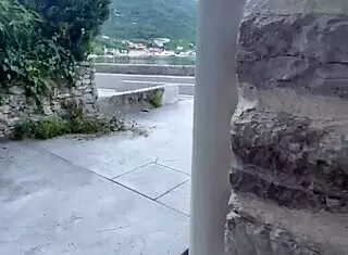 Risky Public Flashing And Quickie With Tall Brunette