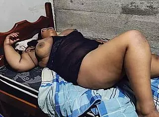 half-sister rests after party and ends up with half-brother's intense encounter and mouth covered in mess