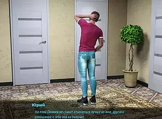 Milf deepthroats big cock in beach sex gameplay