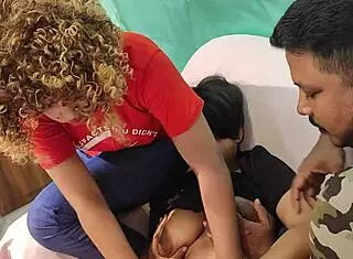 We take massive black cocks in this wild foursome with Shathi Khatun, Hanif, Shapan Pramanik, and Rumpa Akter