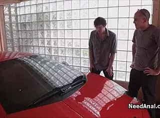 Cheating Busty Girlfriend Craves for Anal with Rimjob