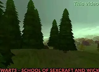 Dominant office submission in Gobbywarts School of Sexcraft and Wickedry Sims 4 parody