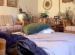 Amateur homemade ebony after the club.