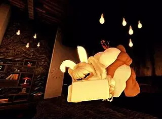 i'm fucking candy hard while she wears her sexy cosplay bunny outfit