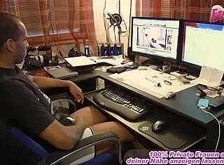 German real amateur teen 18+ couple tries homemade porn