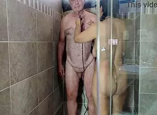 Hot sexy shave preview in shower